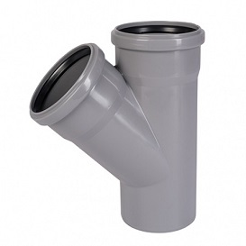 Тройник внутр. канализация D 90x90 угол 45° OSTENDORF